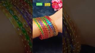 Rain drop கண்ணாடி வளையல்trendingglassbanglesimpononegramjewellerybraceletonlineshoppingsong [upl. by Eidaj]