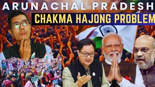 Chakma Hajong Citizenship Problem in Arunachal Pradesh  Are they not Indians History😨😭 [upl. by Gesner]