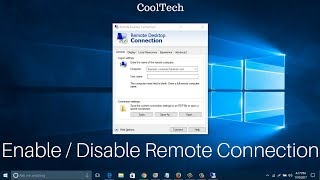 How to Enable or Disable Remote Desktop Connections in Windows 10 PC [upl. by Eldnar]