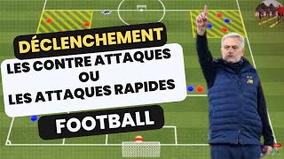 déclenchement des contreattaques ou des attaques rapides au football [upl. by Leroy]