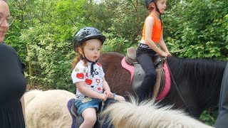 Haggerston Castle Horse Riding 2024  Caravan Holidays [upl. by Neevan872]