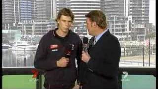 Re AFL player collapses on Australian TV [upl. by Etteyafal]