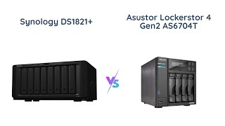 Synology DS1821 vs Asustor Lockerstor 4  Which 8 Bay NAS is Better [upl. by Euqininod]