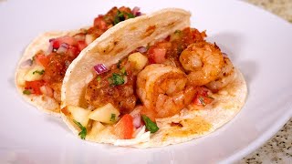 Tacos De Camaron Tradicional  Recetas Mexicanas Faciles [upl. by Einra]