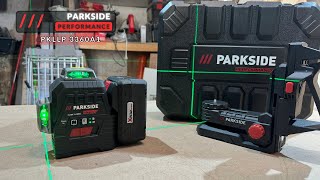 PARKSIDE PERFORMANCE PKLLP 3360 A1 RECHARGEABLE CROSS LASER LEVEL 20 V [upl. by Wrdna]