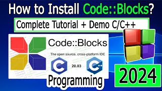 How to install CodeBlocks on Windows 1011  2024 Update  MinGW GCC Compiler for C C Programming [upl. by Blase]