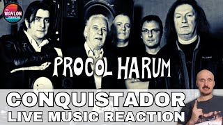 Procol Harum  quotConquistadorquot 2006  LIVE MUSIC REACTION [upl. by Naujal757]