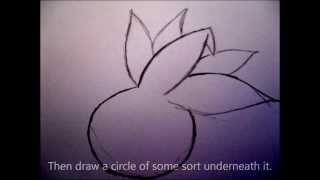 How to draw a easy Pokemon  Drawing tutorial  Oddish [upl. by Llerroj]