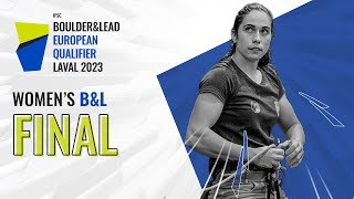 Womens Boulder amp Lead final  Laval 2023 [upl. by Gorrian]