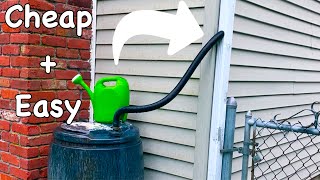 Simple Downspout diverter [upl. by Caterina]