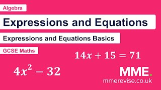 Algebra  Forming Expressions Equations and Formulae Video 1 [upl. by Figone]