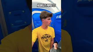 Kebelet pipis funny comedy prank facts boy toilet blue shortsfeed [upl. by Illene]