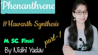 PhenanthrenePolycyclic Aromatic CompoundOrganic synthesis 1st Msc Final [upl. by Kalbli629]