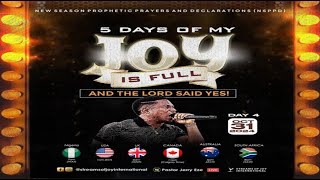 5 DAYS OF MY JOY IS FULL  AND THE LORD SAID YES DAY 4  NSPPD  31ST OCTOBER 2024 [upl. by Heidt320]