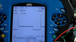 Falla de inyector  Osciloscopio Seminario diagnostico de inyector Parte 1 [upl. by Materse]