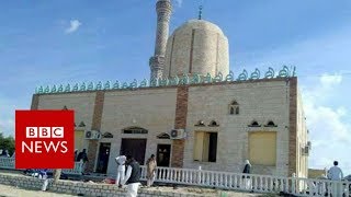 Egypt mosque attack At least 200 killed in Sinai  BBC News [upl. by Lihka]