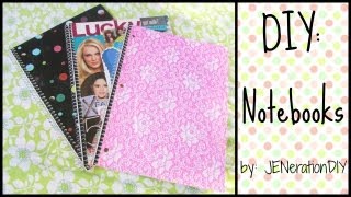 Back to School DIY Notebooks [upl. by Erickson]