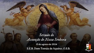 Sermão da Assunção de Nossa Senhora por SER Dom Tomás de Aquino OSB [upl. by Malvin]