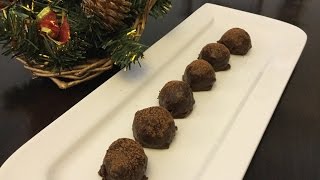 Chocolate Rum TrufflesChristmas Rum Balls [upl. by Krystin41]