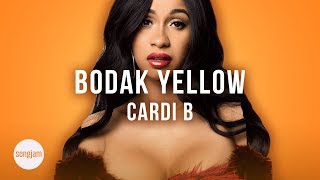 Cardi B  Bodak Yellow Official Karaoke Instrumental  SongJam [upl. by Inaluiak]