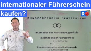 Internationaler Führerschein kaufen oder beantragen [upl. by Hultgren]