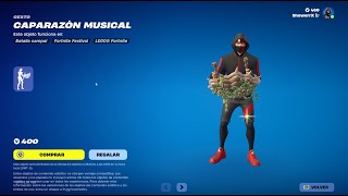 CAPARAZON MUSICAL 🎵 Nuevo gesto Tienda de Fortnite 27 Junio 2024 [upl. by Johannah]