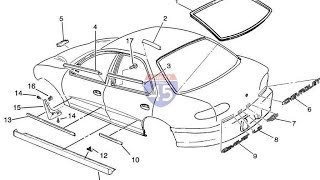 Diagrama Chevrolet Cavalier CarroceríaInterior [upl. by Lingwood647]