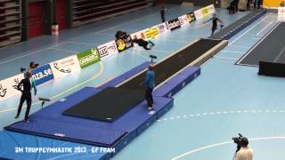 SM Truppgymnastik 2013 GF Fram i Tumbling SMveckan [upl. by Cathi]