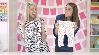 How to Sew a Pair of Leggings two waysfor any age [upl. by Ringler]