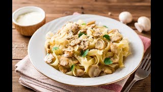 Pasta al sugo di funghi e salsiccia buonissima [upl. by Nerro701]