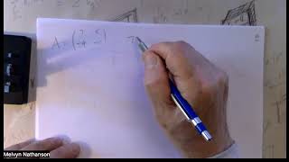 Linear algebra  Lecture 20 [upl. by Halilak]