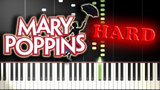 SUPERCALIFRAGILISTICEXPIALIDOCIOUS from MARY POPPINS  Piano Tutorial [upl. by Middendorf]