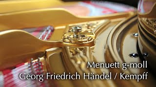 Ibach Jugendstil Flügel Modell F2  187  Georg Friedrich Händel  Wilhelm Kempff  Menuett g moll [upl. by Dalohcin699]