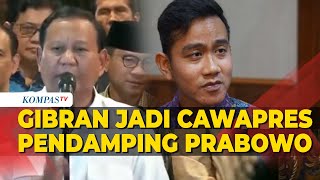 Resmi Gibran Rakabuming Raka Jadi Cawapres Pendamping Prabowo Subianto [upl. by Garbe]