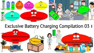 Exclusive Battery Charging Compilation 03 । Low Battery Charging Animation । [upl. by Atteras]