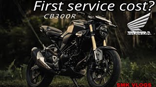 Honda CB 300R First service detailed review  Total cost  😱 Full Throttle 🔥 [upl. by Xenophon]