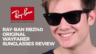 RayBan RB2140 Original Wayfarer Sunglasses Review  SmartBuyGlasses [upl. by Alihs53]