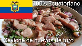 Antigua Guatemala ceviche de huevos de toro [upl. by Onnem851]