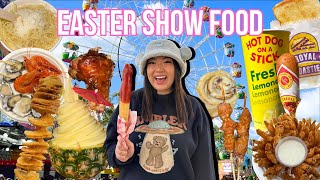 We spent 250 on FOOD at the EASTER SHOW 😱🐣🌭 [upl. by Toogood305]