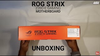 Asus ROG Strix Z390 E Gaming Motherboard Unboxing [upl. by Wanonah215]