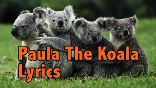 Paula The Koala Lyrics [upl. by Ivetts]