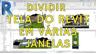 Como DIVIDIR tela do REVIT  2022 [upl. by Nagorb]