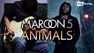 Maroon 5  Animals  Electric Guitar Cover by Kfir Ochaion [upl. by Ahsael]