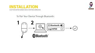 How to Connect and Use the Logitech M750 Signature AI Edition Wireless Mouse [upl. by Dachy]