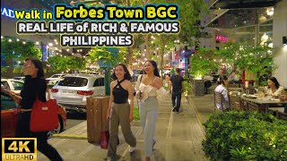 The RICH SIDE of the PHILIPPINES  FORBES TOWN BGC Walk Taguig city [upl. by Simons]