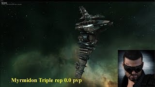 Myrmidon 00 Solo PVP  Eve online [upl. by Anauqahc]