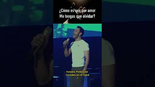 Perdoname Karaoke Luciano Pereyra viral youtubeshorts shorts [upl. by Devona]