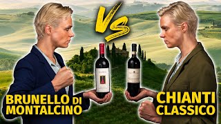 Chianti Classico vs Brunello di Montalcino Comparing amp Tasting [upl. by Nahtanoj]