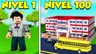 ¡PASAMOS de ESCUELA NOOB a ESCUELA PRO de MÁXIMA ENSEÑANZA en ROBLOX 🏫😱 School Tycoon [upl. by Ailices]