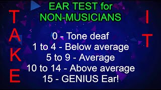 Are you TONE DEAF or MUSICALLY GIFTED A FUN test for nonmusicians [upl. by Nerag]